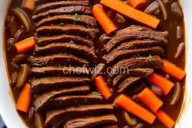 Pressure Cooker Jewish-Style Braised Brisket With Onions and Carrots Recipe