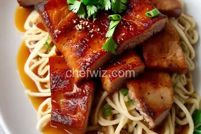 Pressure Cooker Pork Belly Chashu Recipe