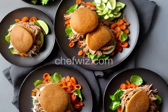 Pressure Cooker Pulled Pork Sandwiches