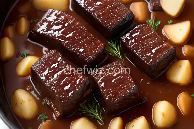 Pressure Cooker Red Wineâ€“Braised Beef Short Ribs Recipe