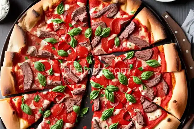 Prime Rib Pizza