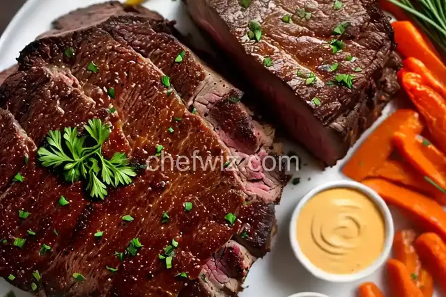 Prime Rib Roast With Habanero Crema