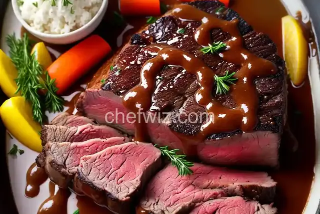 Prime Rib with Beef Gravy