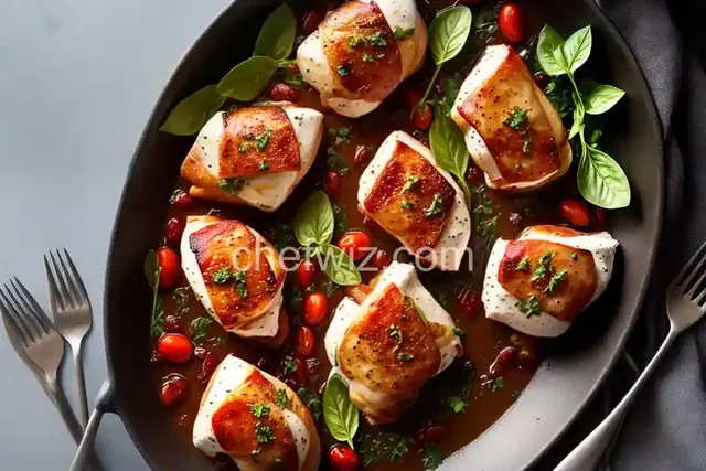 Prosciutto-Wrapped Chicken Breasts with Herbed Goat Cheese
