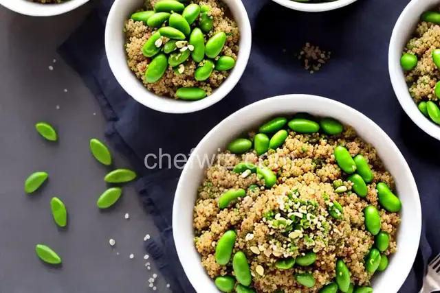 Protein-Packed Spicy Vegan Quinoa with Edamame