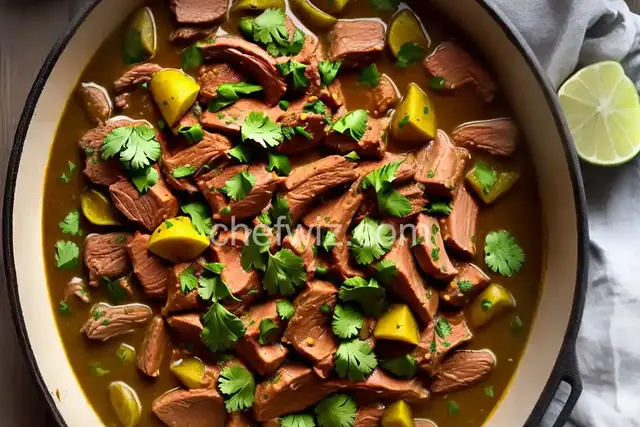 Puerco Con Chile Verde