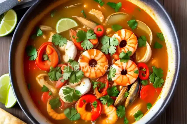 Puerto Rican Seafood Soup: Asopao de Mariscos