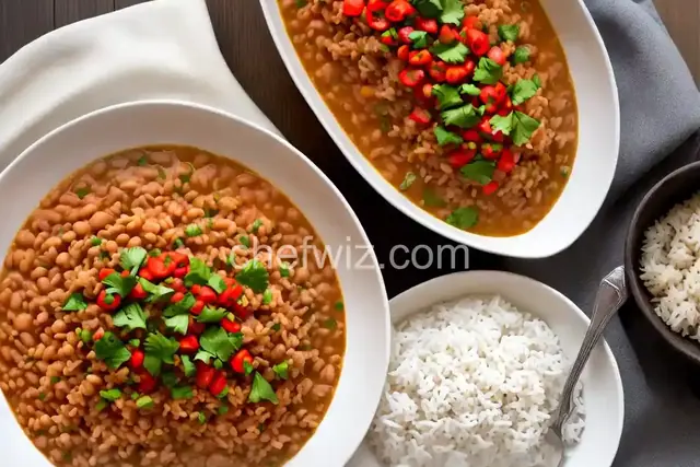 Puertorican WHITE Rice and Beans