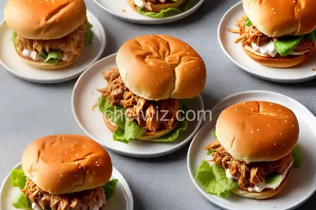 Pulled BBQ Chicken Sliders
