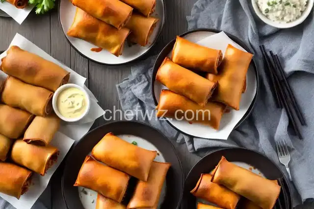 Pulled Pork Egg Rolls