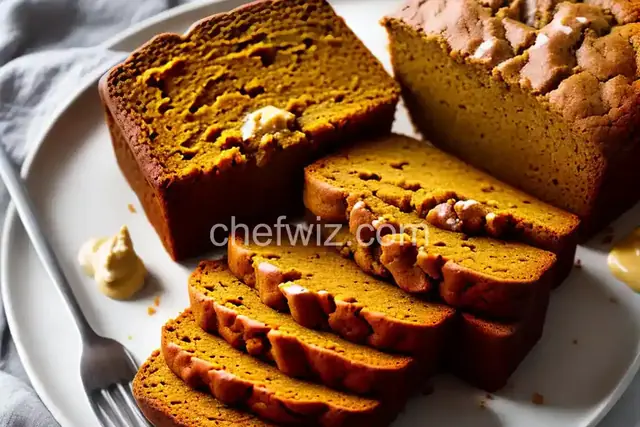 Pumpkin Bread With Salted Maple Butter