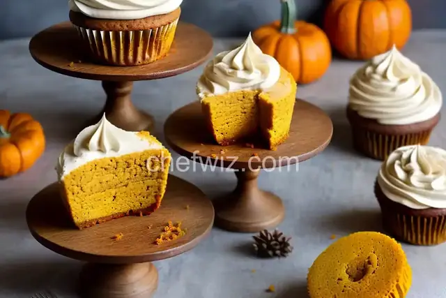 Pumpkin Cheesecake Cupcakes