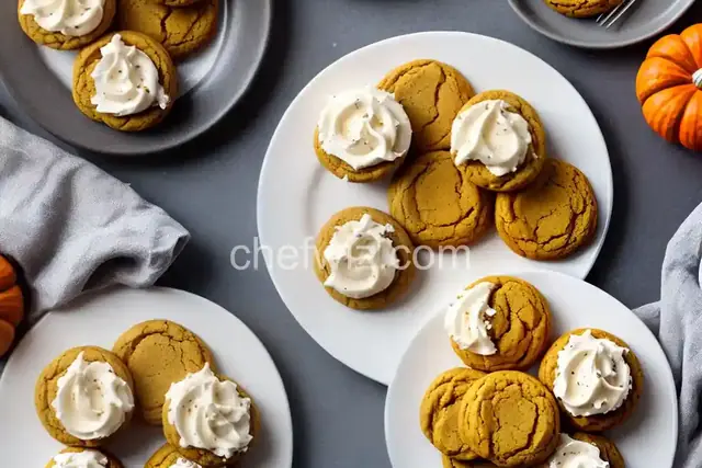 Pumpkin Cookies with Cream Cheese Frosting (The World's Best!)