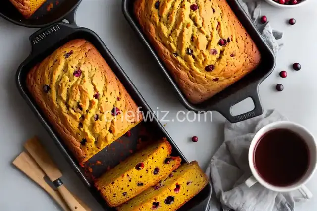 Pumpkin Cranberry Bread