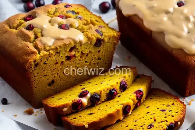 Pumpkin Cranberry Loaf