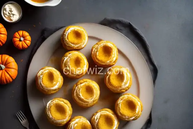 Pumpkin Cream Puffs