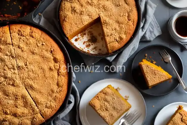 Pumpkin Crunch Coffee Cake