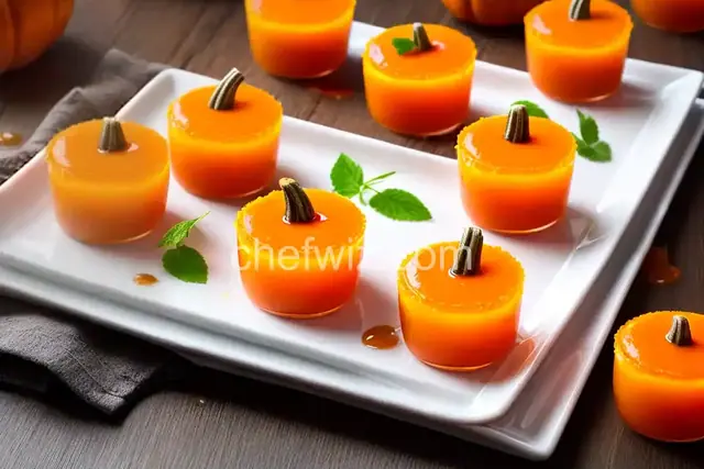 Pumpkin Jelly Shots
