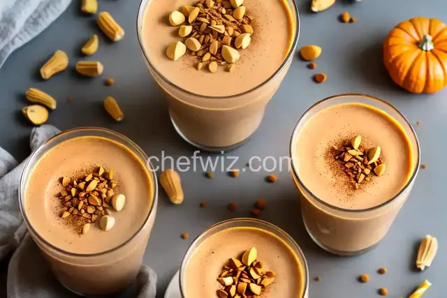 Pumpkin Peanut Butter Smoothie