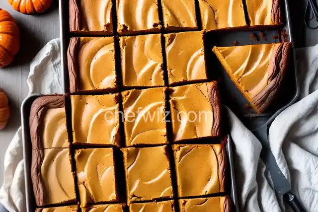Pumpkin Pie Brownies