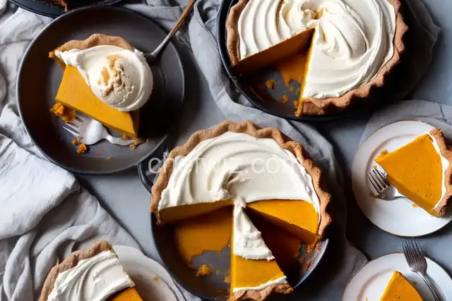 Pumpkin Pie Ice Cream Cake