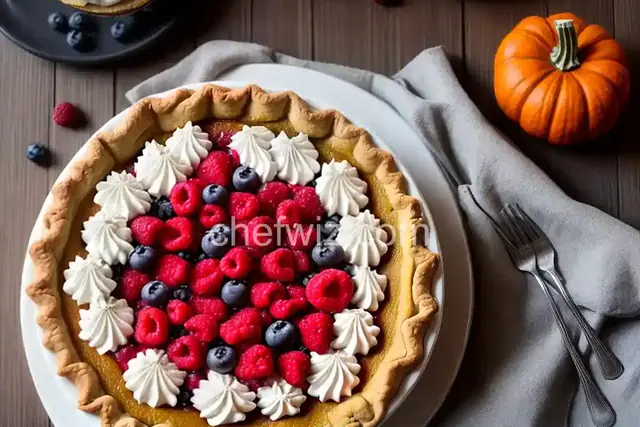 Pumpkin Pie Triple Berry Tarties