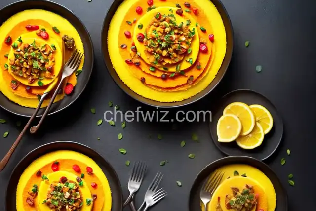 Pumpkin Polenta with Vegetables