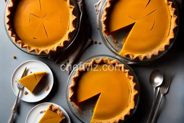 Pumpkin Pudding Pie