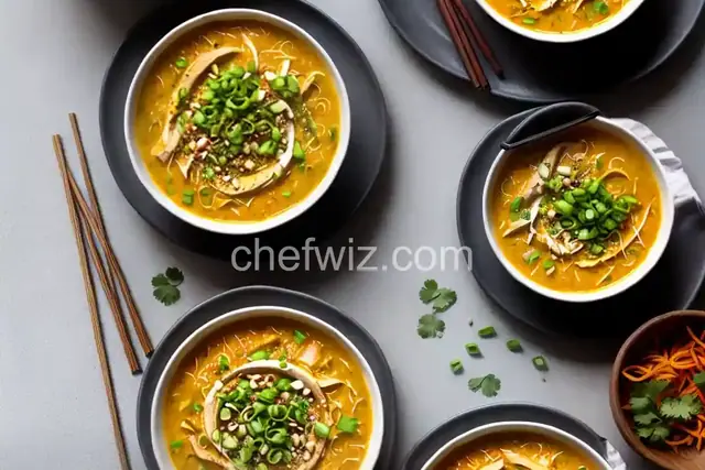 Pumpkin Rice Laksa Soup
