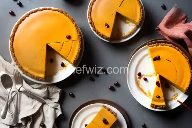 Pumpkin-Ricotta Cheesecake with Cranberries