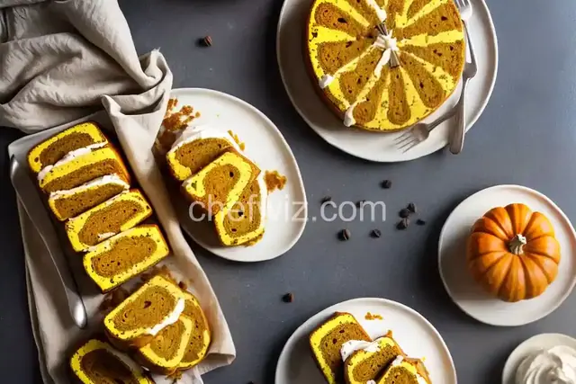 Pumpkin Roulade with Ginger Buttercream