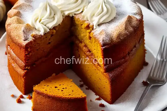 Pumpkin Rum Cake
