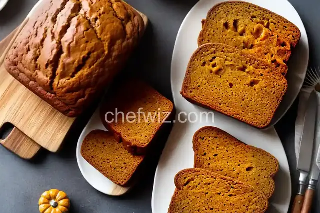 Pumpkin-Shaped Pumpkin Bread