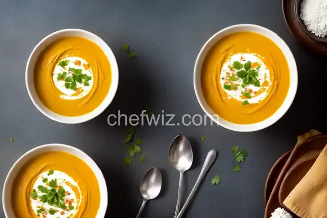 Pumpkin Soup with Coconut Milk