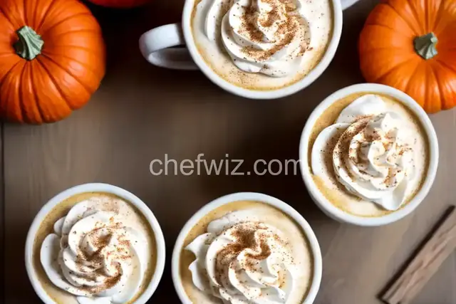 Pumpkin Spice White Hot Chocolate