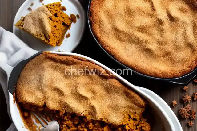 Pumpkin Spiced Dump Cake