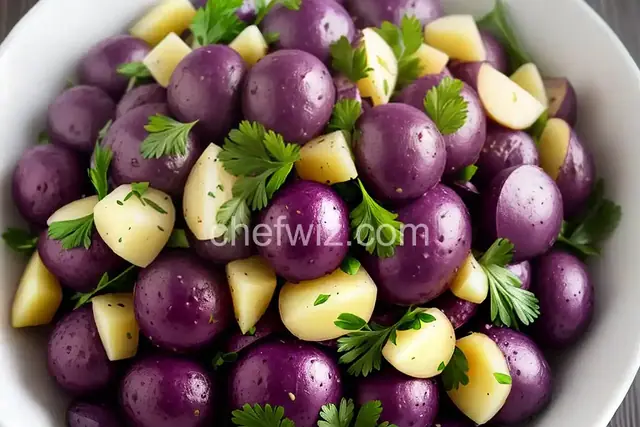 Purple Potato Salad