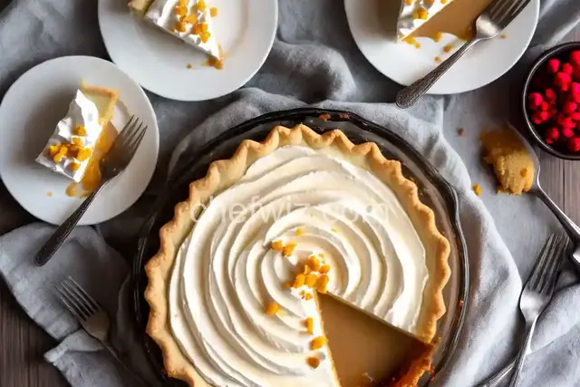 Quebecois Maple Cream Pie
