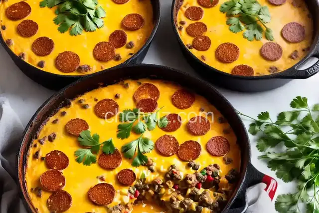 Queso Fundido with Chorizo