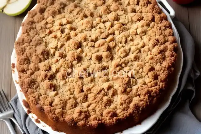 Quick Apple Streusel Coffee Cake
