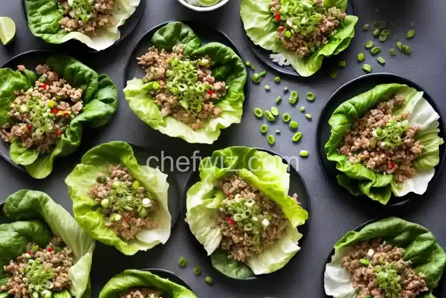 Quick Asian Lettuce Wraps