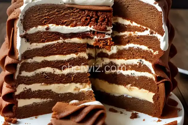 Quick Dobos Torte with Coffee Cream