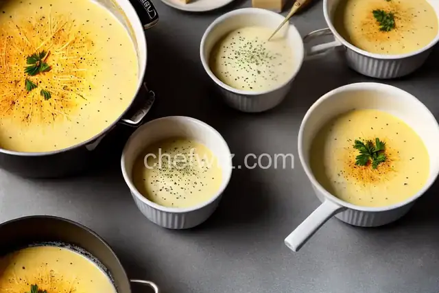 Quick Fontina Cheese Fondue
