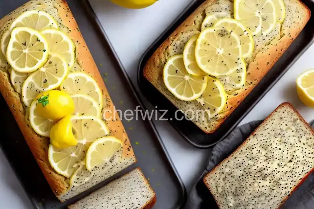 Quick Lemon Poppy Seed Bread
