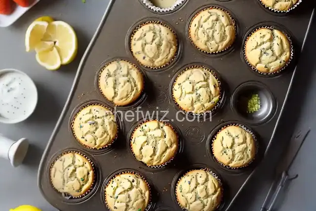 Quick Lemon Poppy Seed Muffins