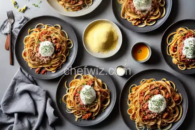 Quick Linguine with Turkey Ragu for Two