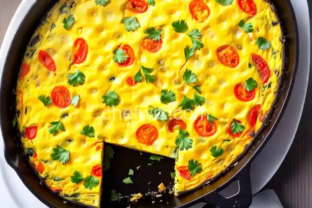 Quick Microwave Frittata Casserole