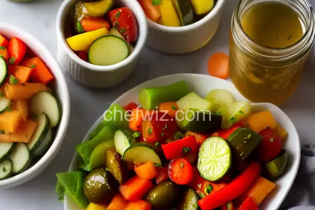 Quick Pickled Veggies with Leftover Pickle Juice