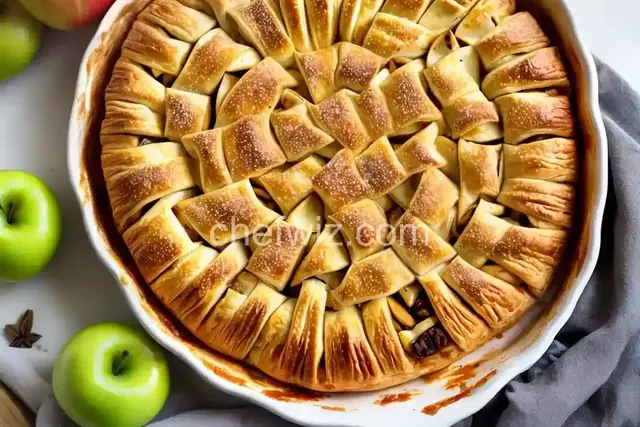 Quick Puff Pastry Apple Strudel