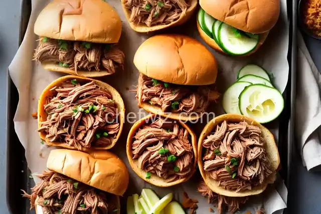 Quick Pulled Pork Sandwiches